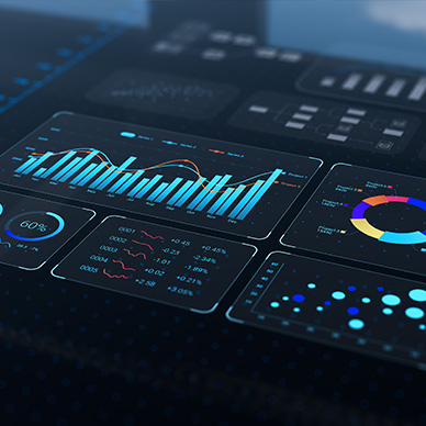 Visualización interactiva de dashboards e indicadores clave